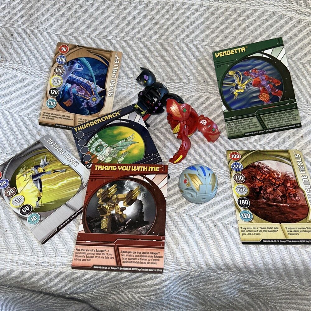 Bakugan‎ Battle Brawlers Lot If Three With Cards C4